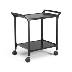 Swedese Serving Trolleys*Teatime serving trolley, Ash glazed Black