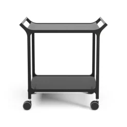 Swedese Serving Trolleys*Teatime serving trolley, Ash glazed Black