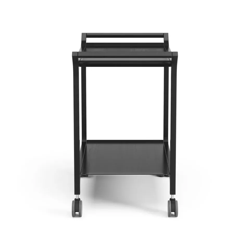 Swedese Serving Trolleys*Teatime serving trolley, Ash glazed Black
