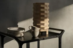 Swedese Serving Trolleys*Teatime serving trolley, Ash glazed Black