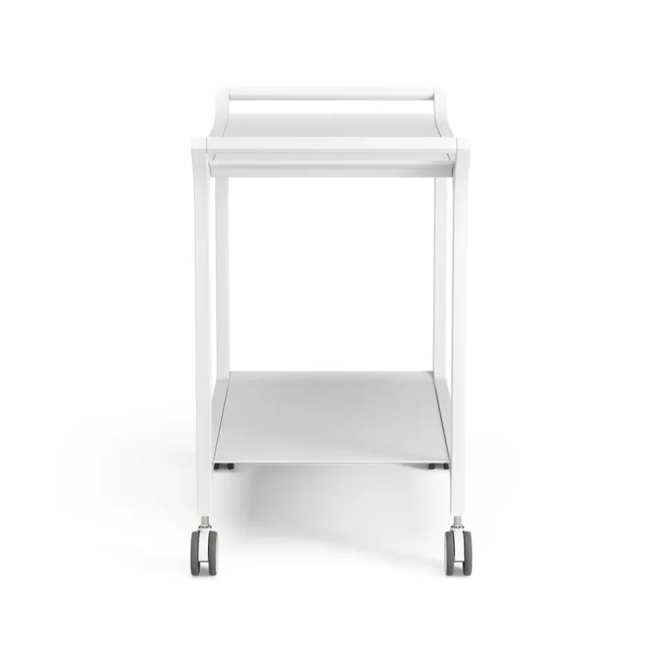 Swedese Serving Trolleys*Teatime serving trolley, Ash glazed White