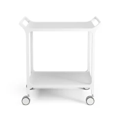 Swedese Serving Trolleys*Teatime serving trolley, Ash glazed White