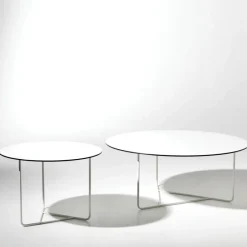SMD Design Coffee Tables*Tellus coffee table, , stand, h44 d64 White