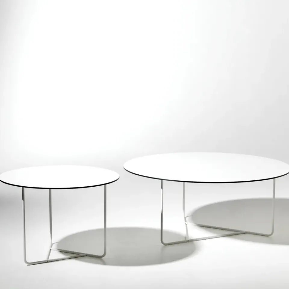 SMD Design Coffee Tables*Tellus coffee table, , stand, h41 d100 White