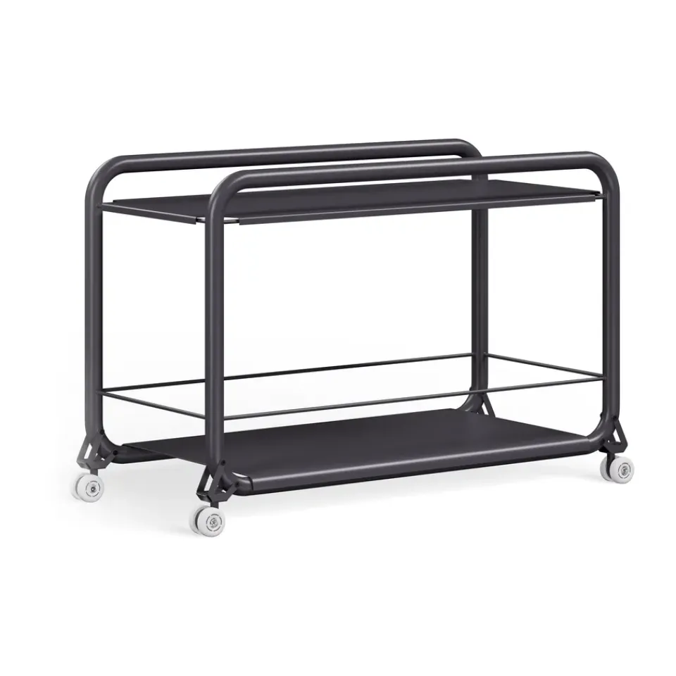 Lammhults Serving Trolleys*Tension trolley, Graphit texture Grey