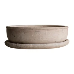 DBKD Garden Details & Accessories*Terra bowl planter, Sand, Ø30x10.5 cm Beige