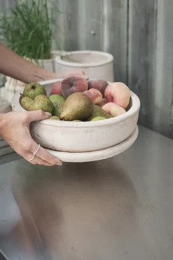 DBKD Garden Details & Accessories*Terra bowl planter, Sand, Ø30x10.5 cm Beige