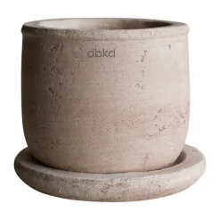 DBKD Garden Details & Accessories*Terra pot, Sand, Ø14x14 cm Beige