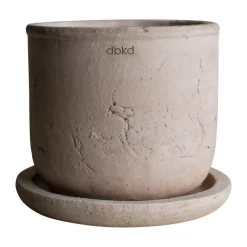 DBKD Garden Details & Accessories*Terra pot, Sand, Ø16x16 cm Beige