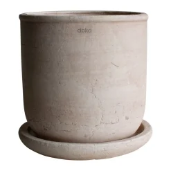 DBKD Garden Details & Accessories*Terra pot, Sand, Ø23x26 cm Beige