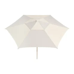HAY Sun Protection*Terrazza Hexagon parasol, Off-white -grey Multi