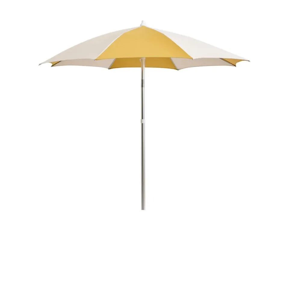 HAY Sun Protection*Terrazza Octagon parasol, Off white-ochre Multi