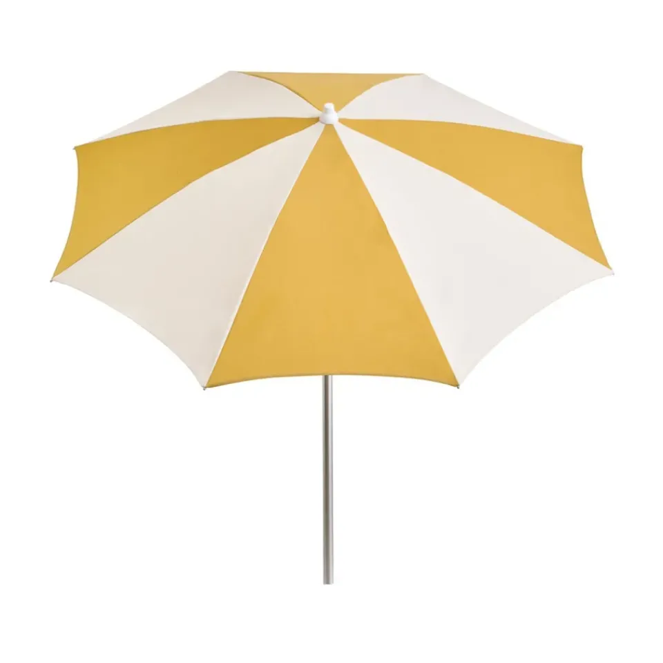 HAY Sun Protection*Terrazza Octagon parasol, Off white-ochre Multi
