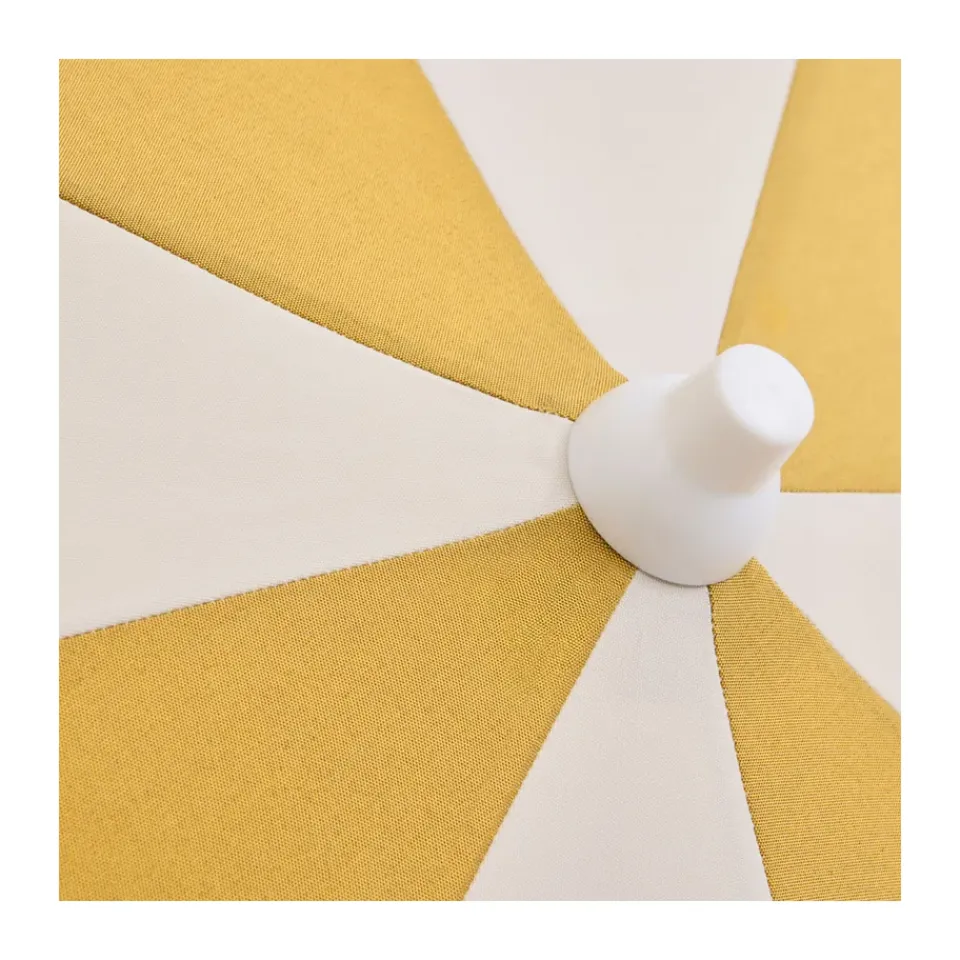 HAY Sun Protection*Terrazza Octagon parasol, Off white-ochre Multi
