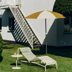 HAY Sun Protection*Terrazza Octagon parasol, Off white-ochre Multi