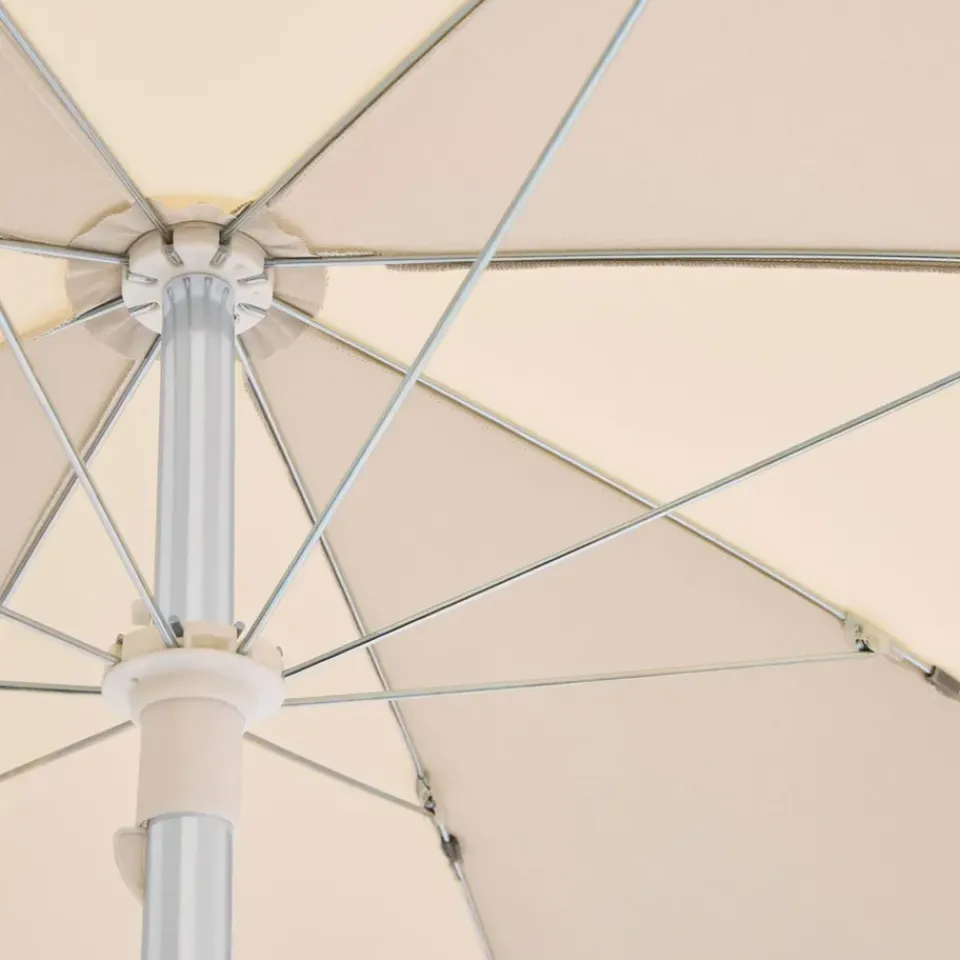 HAY Sun Protection*Terrazza Octagon parasol, Off-white -grey Multi