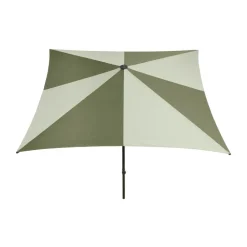HAY Sun Protection*Terrazza Square parasol, Green-dark green Multi