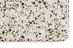 HAY Dining Tables*Terrazzo dining table Ø70 cm, terrazzo-anthracite Grey