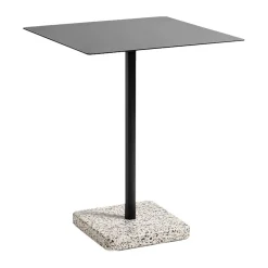 HAY Dining Tables*Terrazzo dining table 60x60 cm, terrazzo-anthracite Grey