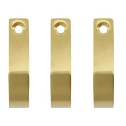 Meraki Clothes Hooks & Hangers*Thapsus hook 3-pack, Brushed brass finish Gold-coloured