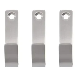 Meraki Clothes Hooks & Hangers*Thapsus hook 3-pack, Brushed steel Silver-coloured