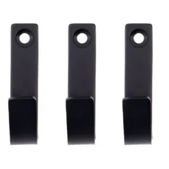 Meraki Clothes Hooks & Hangers*Thapsus hook 3-pack, Brushed finish Black