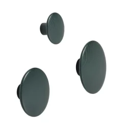Muuto Clothes Hooks & Hangers*The Dots clothes hook dark , Small Green