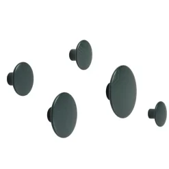 Muuto Clothes Hooks & Hangers*The Dots clothes hook dark , Xs Green