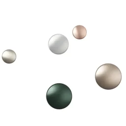 Muuto Clothes Hooks & Hangers*The Dots clothes hook metal 5 cm, Dark Green