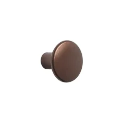 Muuto Clothes Hooks & Hangers*The Dots clothes hook metal 2.7 cm, umber Brown