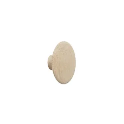 Muuto Clothes Hooks & Hangers*The Dots clothes hook oak, Ø6,5 cm Beige