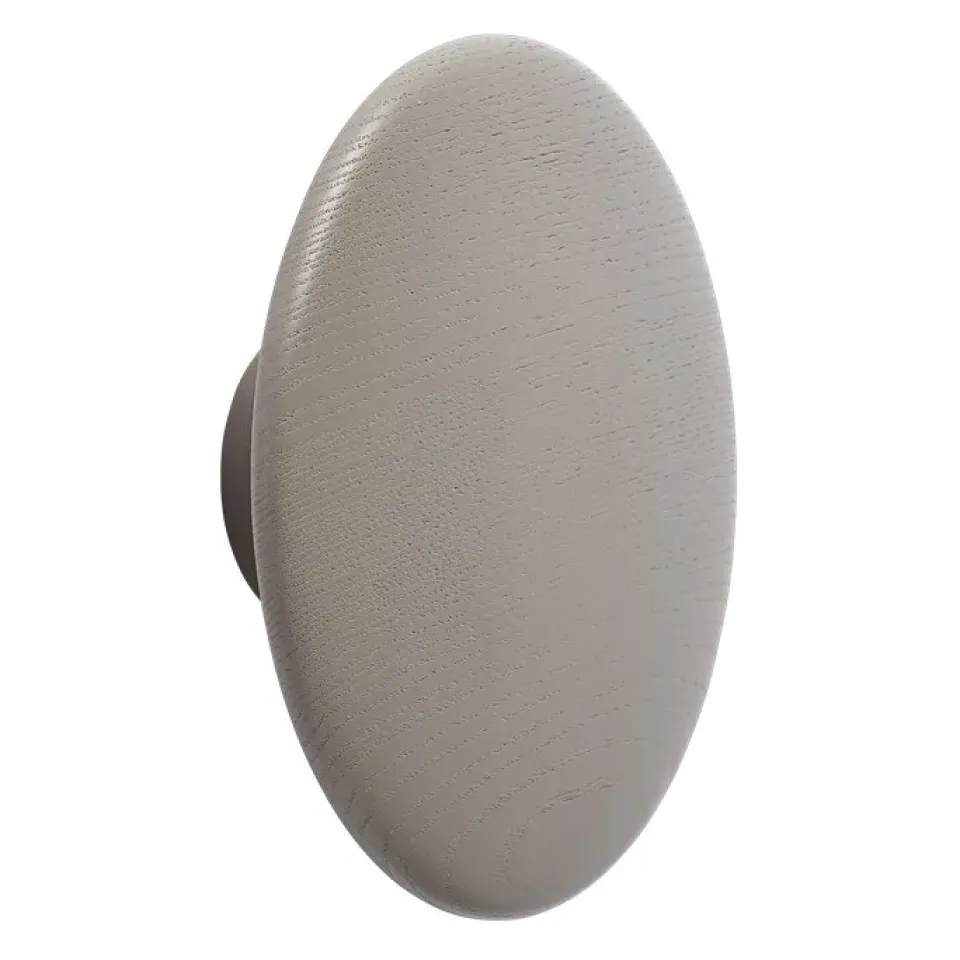 Muuto Clothes Hooks & Hangers*The Dots clothes hook taupe, Large Brown