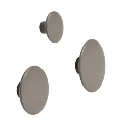 Muuto Clothes Hooks & Hangers*The Dots clothes hook taupe, Large Brown