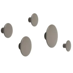 Muuto Clothes Hooks & Hangers*The Dots clothes hook taupe, XS Brown