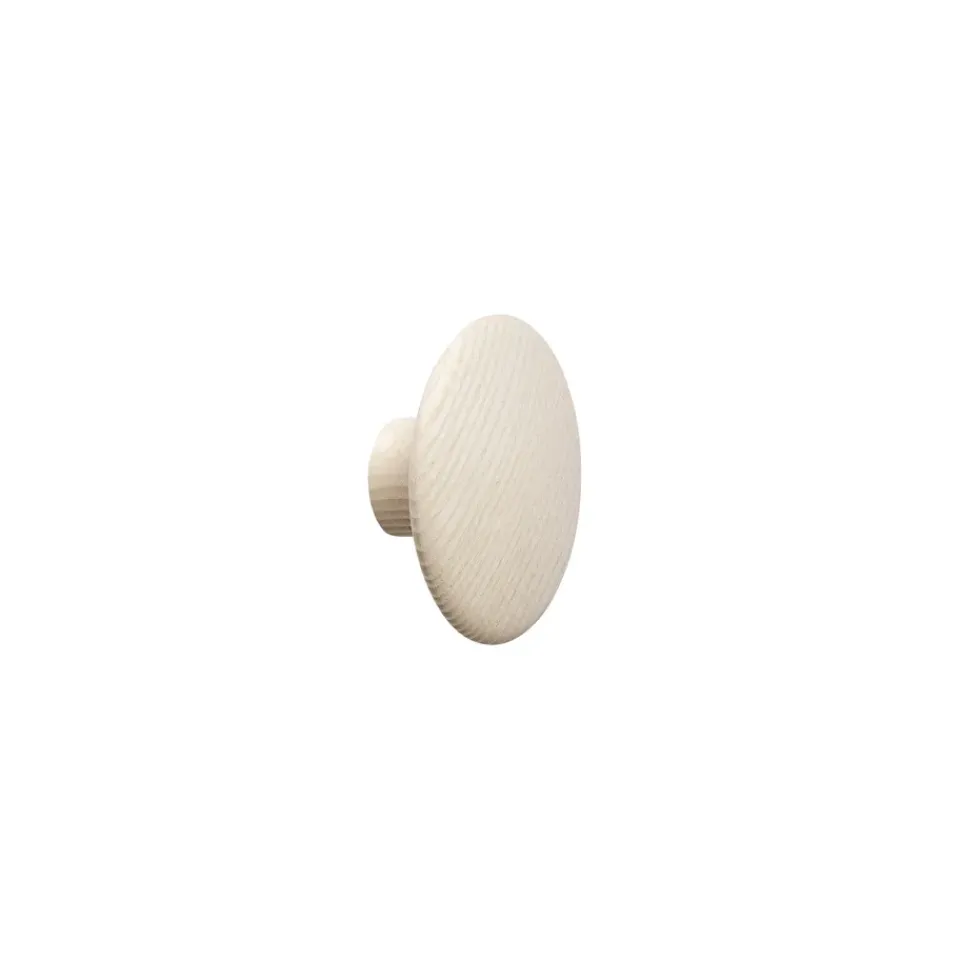 Muuto Clothes Hooks & Hangers*The Dots coat hook ash, Extra small Beige