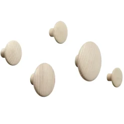 Muuto Clothes Hooks & Hangers*The Dots coat hook ash, Small BeigeBrown