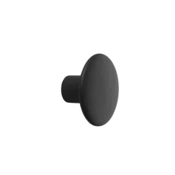 Muuto Clothes Hooks & Hangers*The Dots coat hook , Ø9 cm Black