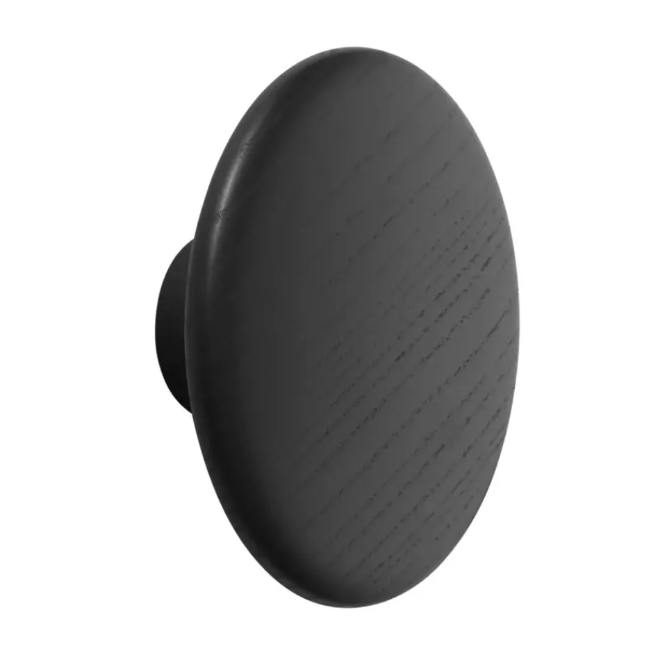 Muuto Clothes Hooks & Hangers*The Dots coat hook , Ø17 cm Black