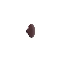 Muuto Clothes Hooks & Hangers*The Dots coat hook burgundy, extra small Red