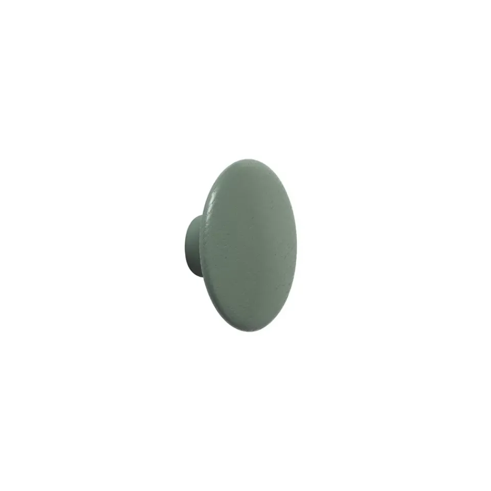 Muuto Clothes Hooks & Hangers*The Dots coat hook dusty , Extra small Green