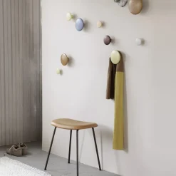 Muuto Clothes Hooks & Hangers*The Dots coat hook pale , Large Blue