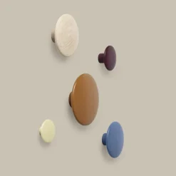 Muuto Clothes Hooks & Hangers*The Dots coat hook pale , Medium Blue