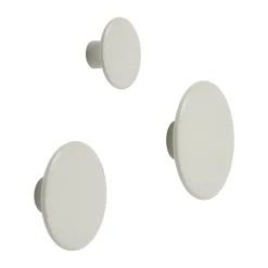 Muuto Clothes Hooks & Hangers*The dots 5-pack, Off White