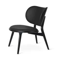 Mater Armchairs & Footstools|Chairs*The Lounge Chair lounge chair, leather , stained beech stand Black