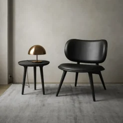 Mater Armchairs & Footstools|Chairs*The Lounge Chair lounge chair, leather , stained beech stand Black