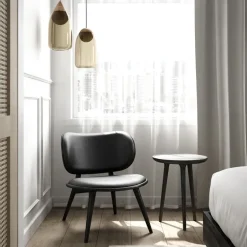 Mater Armchairs & Footstools|Chairs*The Lounge Chair lounge chair, leather , sirka grey stand Black