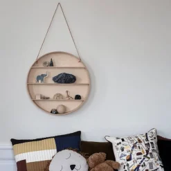 Ferm Living Shelves & Shelving Systems*The Round Dorm shelf, Ø 55 cm Brown
