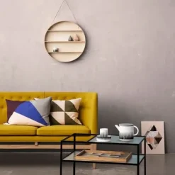 Ferm Living Shelves & Shelving Systems*The Round Dorm shelf, Ø 55 cm Brown
