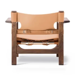 Fredericia Furniture Armchairs & Footstools*The Spanish armchair, Leather natural-oiled walnut BeigeBrown