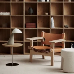 Fredericia Furniture Armchairs & Footstools*The Spanish armchair, Leather -smoked oak Black